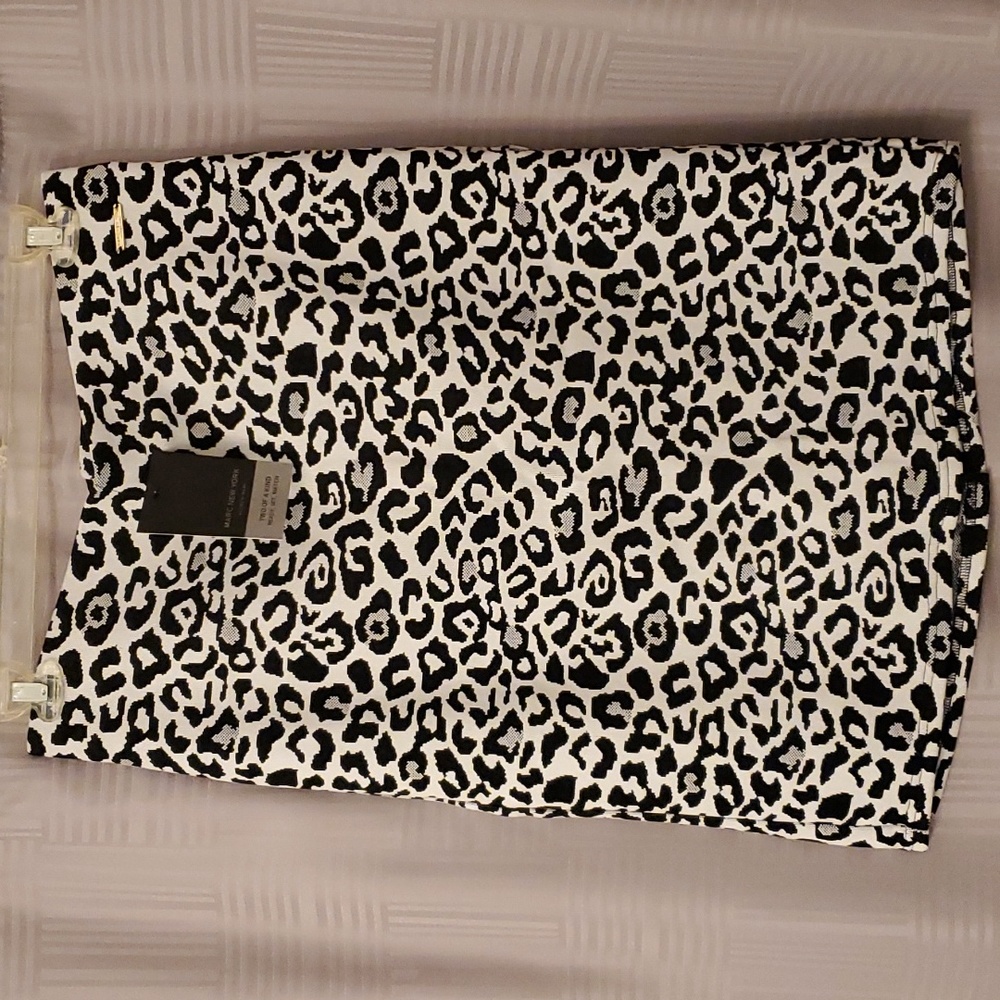 Leopard Print Pencil Skirt